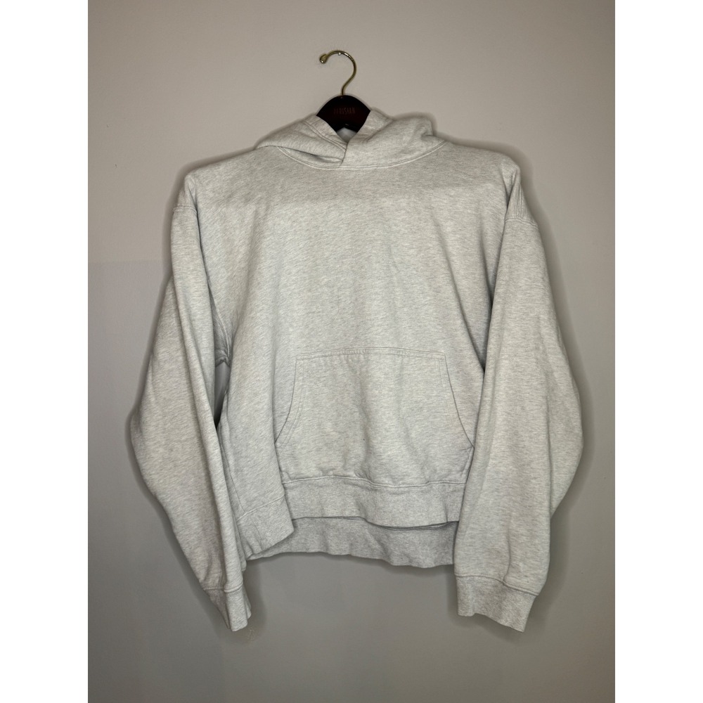 Aritzia Sweatfleece Cozy Fleece Perfect Hoodie Heather Gray XL Sweatshirt